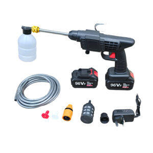 Cordless Car Wash Spray Gun Machine With Two Battery 96V