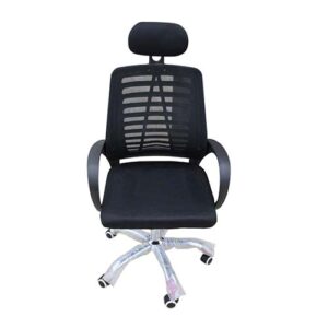 Office Chair with Headrest Secretarial Mesh