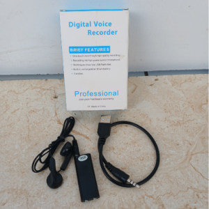16GB Portable Digital Voice Recorder with MP3 Playback & Earphones