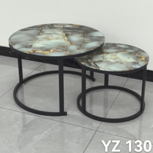 Nesting Coffee Table (Glass Effect) Set of 2 – YZ 130