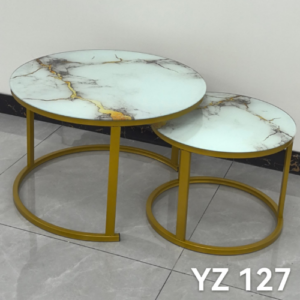 Nesting Coffee Table (Glass Effect) Set of 2 – YZ 127